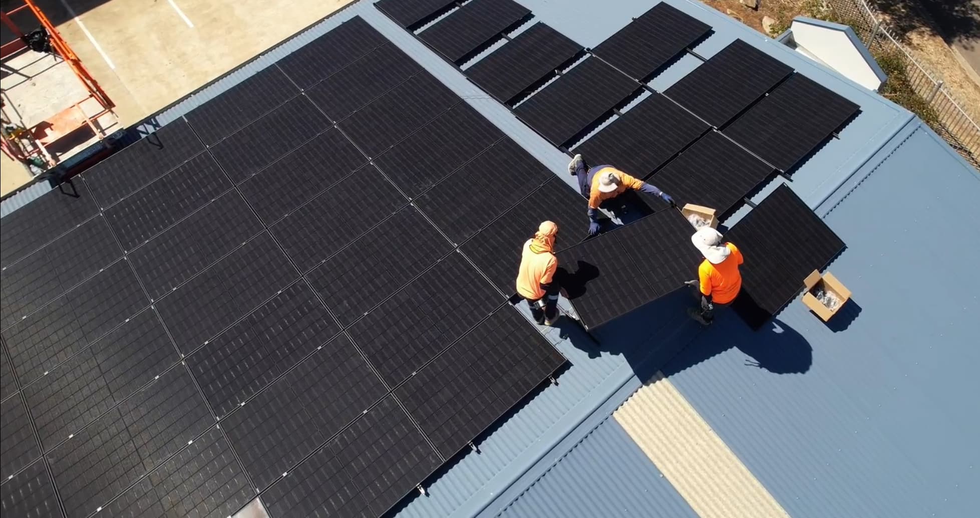 Solar panel installation by Solairlec
